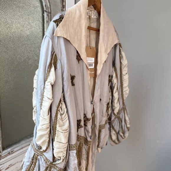SOLD ‼️ Magnolia Pearl Silk Monique Jacket Moon dust NWT. - Picture 8 of 12
